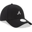 justerbar-svart-bojd-keps-9forty-melton-atlanta-braves-mlb-fran-new-era