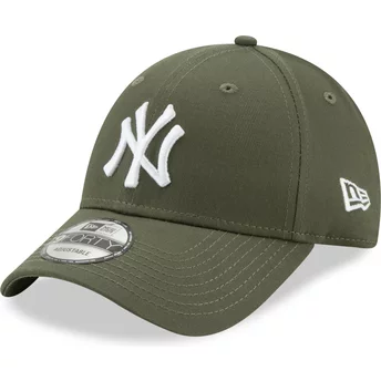 Justerbar grön 9FORTY League Essential-keps från New York Yankees MLB av New Era