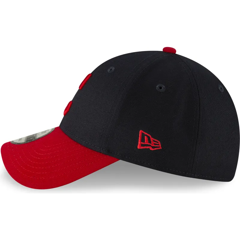 kepsar-curva-marinbla-justerbart-band-9forty-the-league-fran-cleveland-indians-mlb-av-new-era
