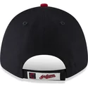 justerbar-9forty-the-league-cleveland-indians-mlb-morkbla-och-rod-bojd-keps-fran-new-era