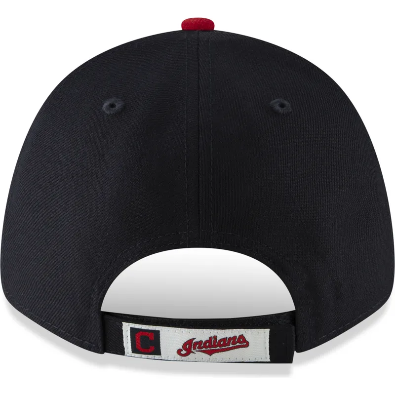 kepsar-curva-marinbla-justerbart-band-9forty-the-league-fran-cleveland-indians-mlb-av-new-era