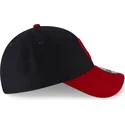 justerbar-9forty-the-league-cleveland-indians-mlb-morkbla-och-rod-bojd-keps-fran-new-era