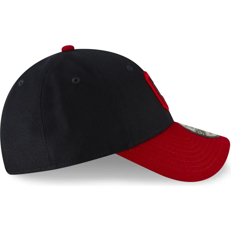 kepsar-curva-marinbla-justerbart-band-9forty-the-league-fran-cleveland-indians-mlb-av-new-era