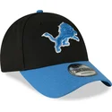 kepsar-curva-svart-justerbart-band-9forty-the-league-fran-detroit-lions-nfl-av-new-era