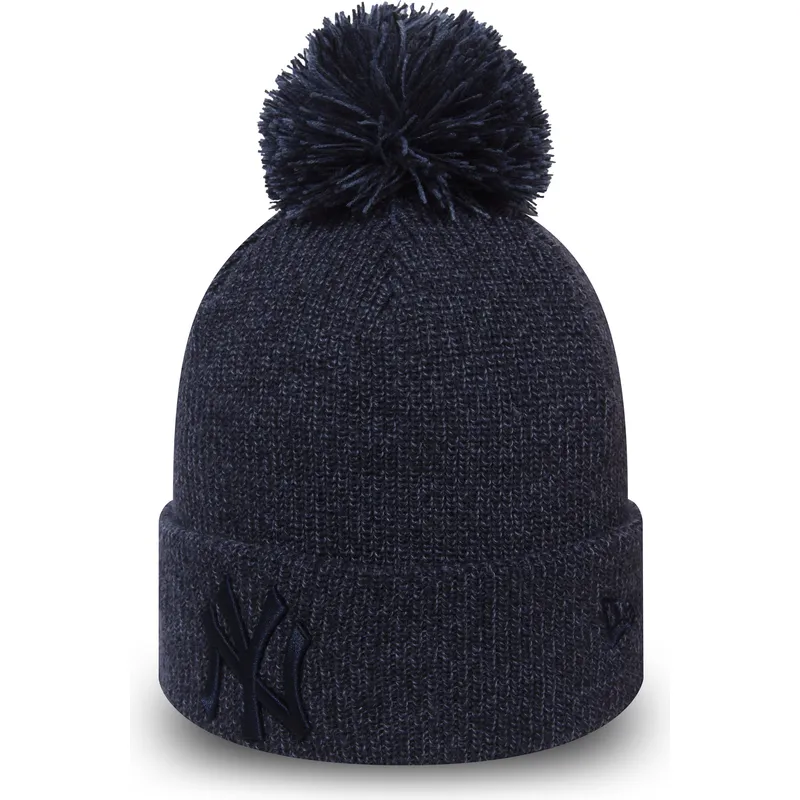 new-era-new-york-yankees-mlb-cuff-knit-marl-bobble-bla-mossa-med-tofs