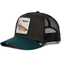 goorin-bros-svart-och-gron-rainbow-trout-truckerkeps