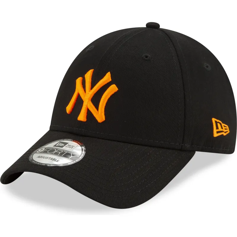 kepsar-curva-svart-justerbart-band-9forty-league-essential-neon-fran-new-york-yankees-mlb-av-new-era