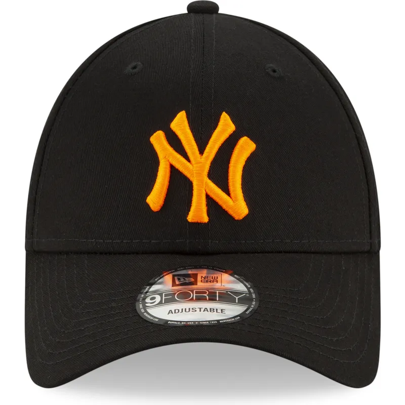 kepsar-curva-svart-justerbart-band-9forty-league-essential-neon-fran-new-york-yankees-mlb-av-new-era