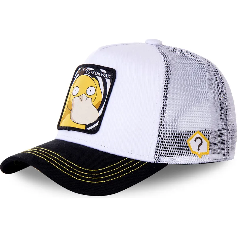 kepsar-curva-vit-snapback-psyduck-pokemon-av-capslab