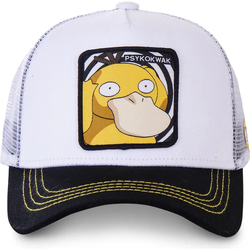 kepsar-curva-vit-snapback-psyduck-pokemon-av-capslab