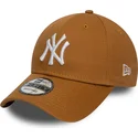 kepsar-curva-brun-justerbart-band-trigo-9forty-league-essential-fran-new-york-yankees-mlb-av-new-era