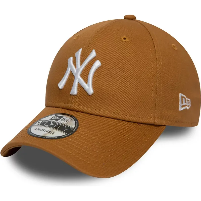 kepsar-curva-brun-justerbart-band-trigo-9forty-league-essential-fran-new-york-yankees-mlb-av-new-era