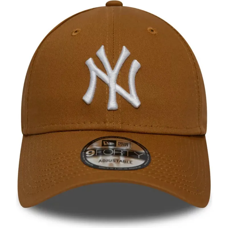 kepsar-curva-brun-justerbart-band-trigo-9forty-league-essential-fran-new-york-yankees-mlb-av-new-era