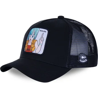 gorra-trucker-svart-bulma-bul2-dragon-ball-fran-capslab