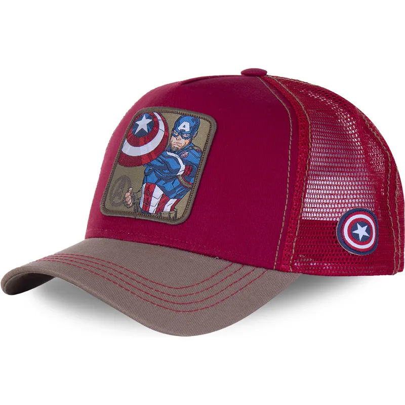 kepsar-curva-rod-snapback-capitan-america-marvel-comics-av-capslab kepsar-curva-rod-snapback-capitan-america-marvel-comics-av-capslab