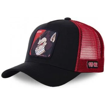 capslab-dragon-ball-saiyan-great-ape-sai-svart-och-rod-truckerkeps