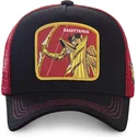 svart-och-rod-truckerkeps-sagitario-sag-saint-seiya-riddarna-av-zodiaken-fran-capslab
