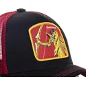 svart-och-rod-truckerkeps-sagitario-sag-saint-seiya-riddarna-av-zodiaken-fran-capslab