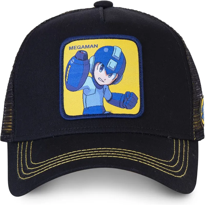 kepsar-curva-svart-snapback-mega-man-mega-man-av-capslab kepsar-curva-svart-snapback-mega-man-mega-man-av-capslab