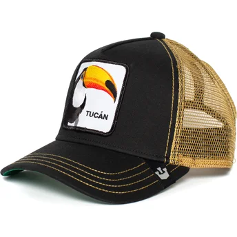 goorin-bros-svart-och-guld-truckerkeps-med-tukan