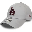 gra-justerbar-bojd-keps-med-vinrod-logotyp-9forty-essential-los-angeles-dodgers-mlb-fran-new-era