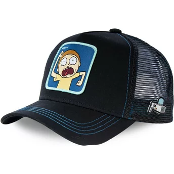 Capslab Morty MOR1 Rick and Morty Black Trucker Hat