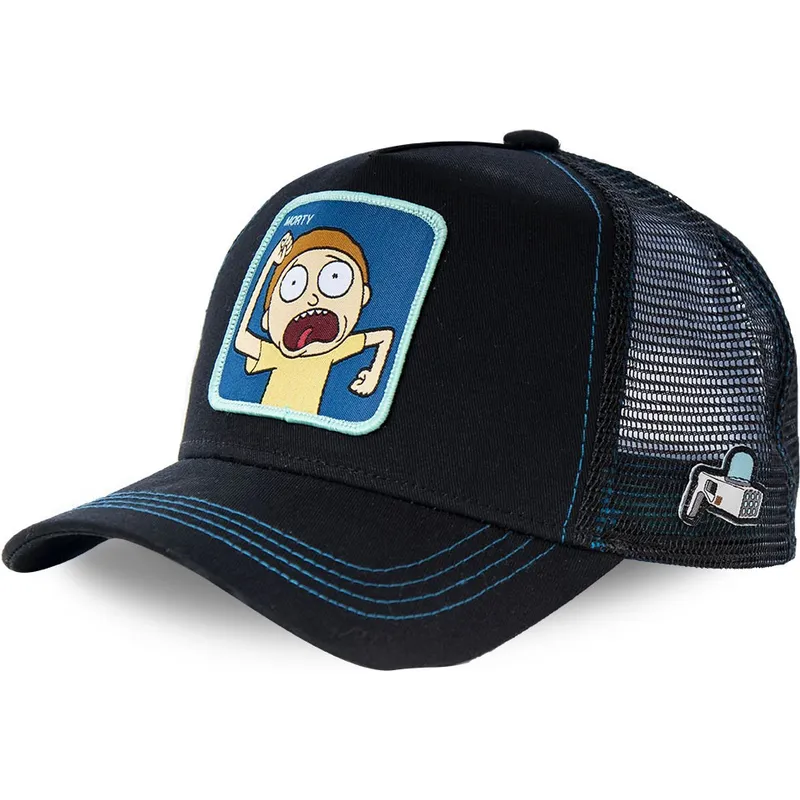 svart-trucker-keps-morty-mor1-rick-och-morty-fran-capslab
