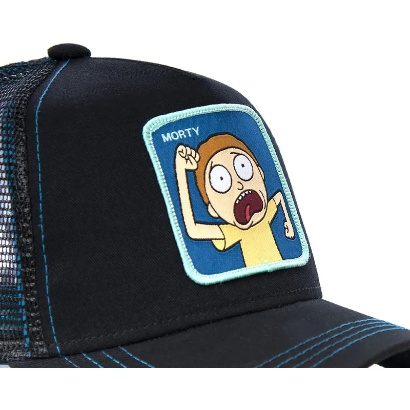 svart-trucker-keps-morty-mor1-rick-och-morty-fran-capslab