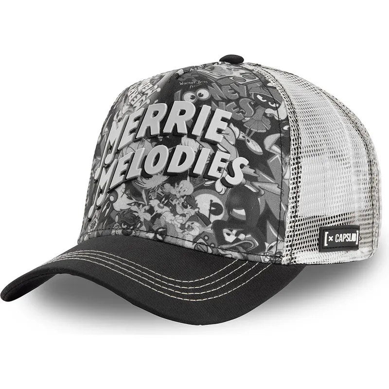 kepsar-curva-svart-snapback-merrie-melodies-looney-tunes-av-capslab
