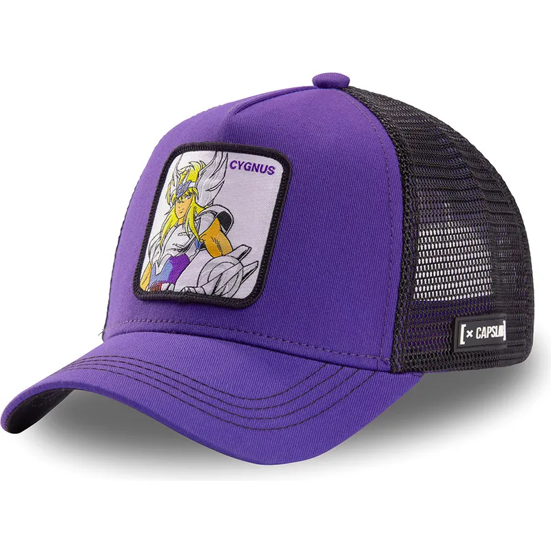 violett-och-svart-hyoga-av-cygnus-cyg2-saint-seiya-riddarna-av-zodiaken-truckerkeps-fran-capslab