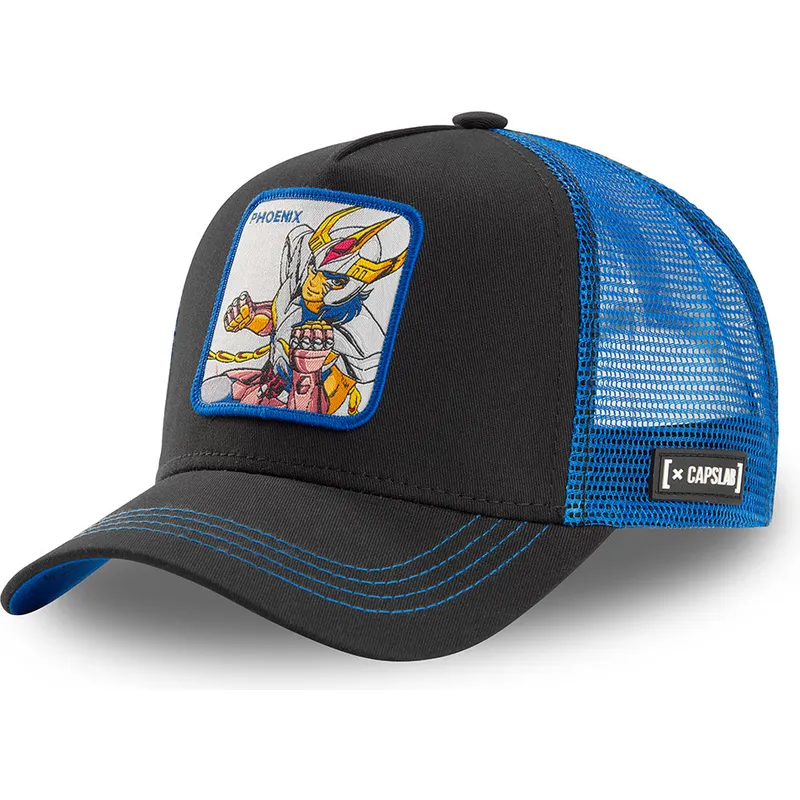 kepsar-curva-svart-snapback-ikki-ikki-de-fenix-saint-seiya-zodiacens-riddare-av-capslab