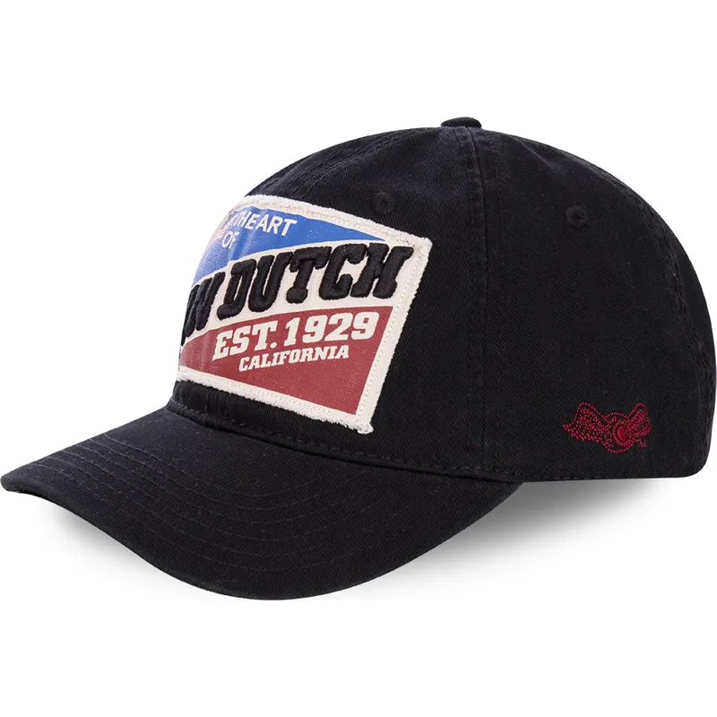 justerbar-svart-bojd-keps-heart-of-california-patriot-fran-von-dutch