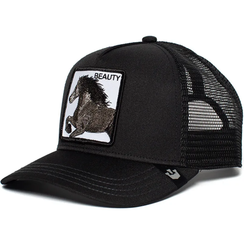 svart-truckerkeps-hast-black-beauty-fran-goorin-bros