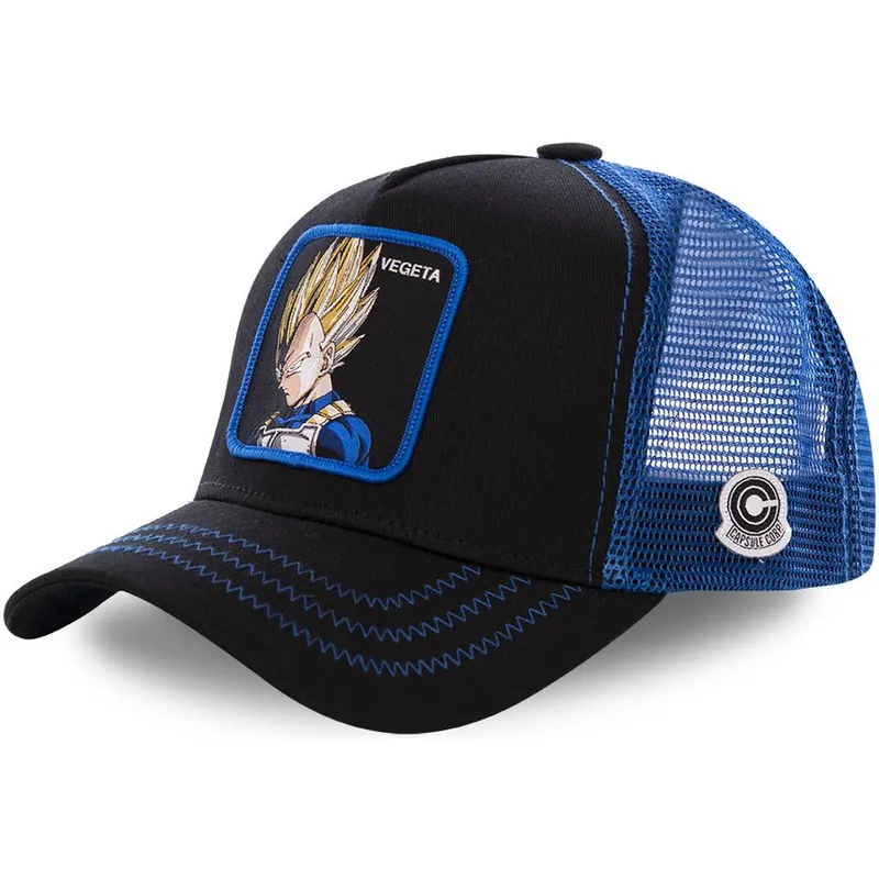 capslab-dragon-ball-kidve3-vegeta-super-saiyan-svart-och-bla-truckerkeps-for-barn
