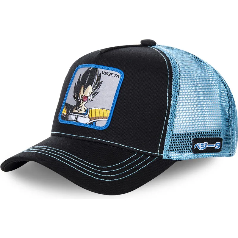 kepsar-curva-svart-snapback-for-barn-vegeta-dragon-ball-av-capslab
