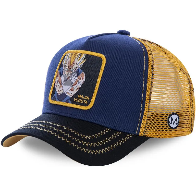 capslab-dragon-ball-majin-vegeta-kidmv1-marinbla-och-gul-truckerkeps-for-barn