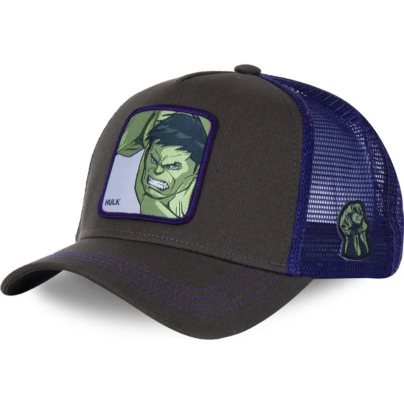 kepsar-curva-gra-snapback-for-barn-hulk-marvel-comics-av-capslab