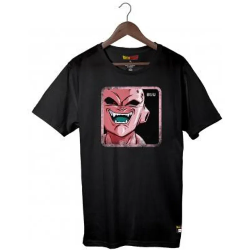 t-shirt-kort-arm-svart-kid-buu-dragon-ball-av-capslab