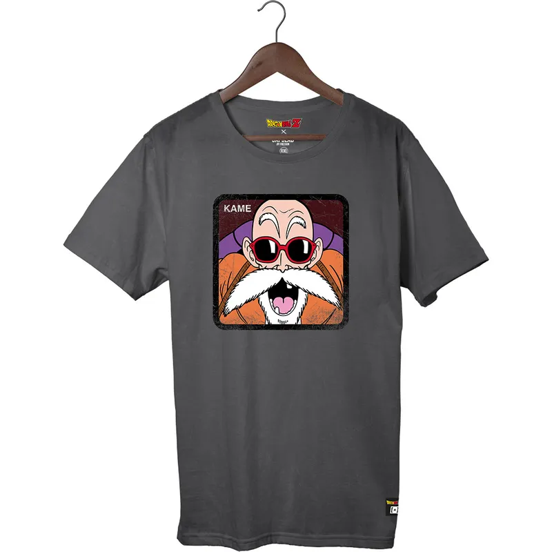 t-shirt-kort-arm-svart-master-roshi-dragon-ball-av-capslab
