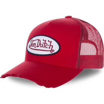 Röd truckerkeps för pojke KID_FRESH1 från Von Dutch