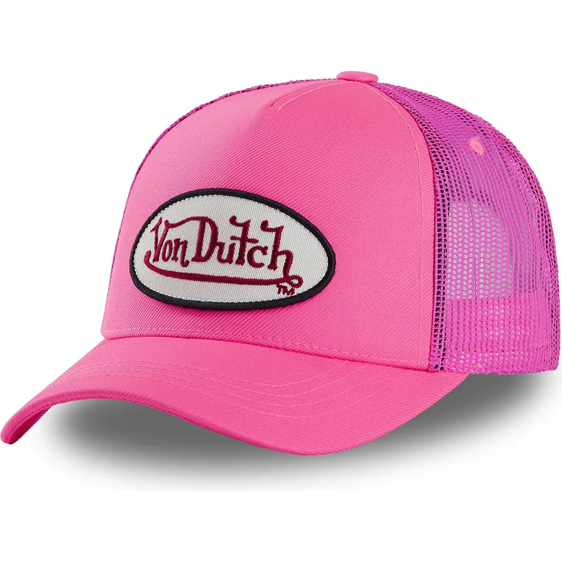 rosa-truckerkeps-for-barn-kidfresh4-fran-von-dutch
