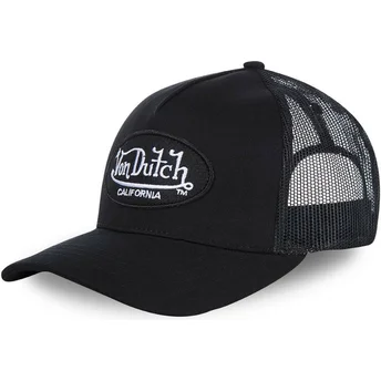 Kepsar böjd svart snapback för barn KID_LOFB av Von Dutch