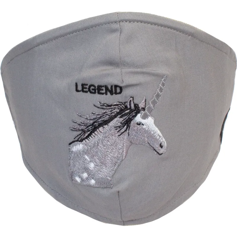 masker-och-skydd-gra-fran-mascarilla-reutilizable-gris-unicornio-living-legend-the-farm-av-goorin-bros