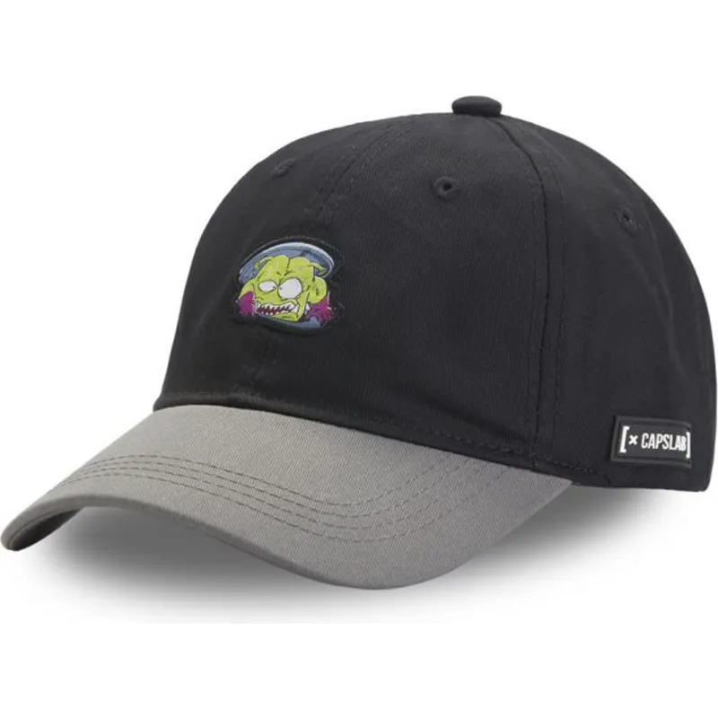 svart-och-gra-bojd-keps-snapback-kung-nikochan-nik1-dr-slump-fran-capslab