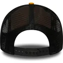 new-era-new-york-yankees-mlb-league-essential-a-frame-svart-logotyp-orange-truckerkeps