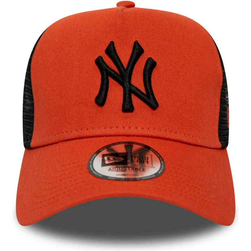 rod-truckerkeps-med-svart-logotyp-league-essential-a-frame-new-york-yankees-mlb-fran-new-era
