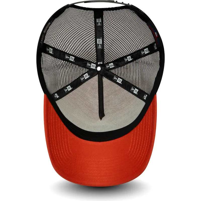 rod-truckerkeps-med-svart-logotyp-league-essential-a-frame-new-york-yankees-mlb-fran-new-era