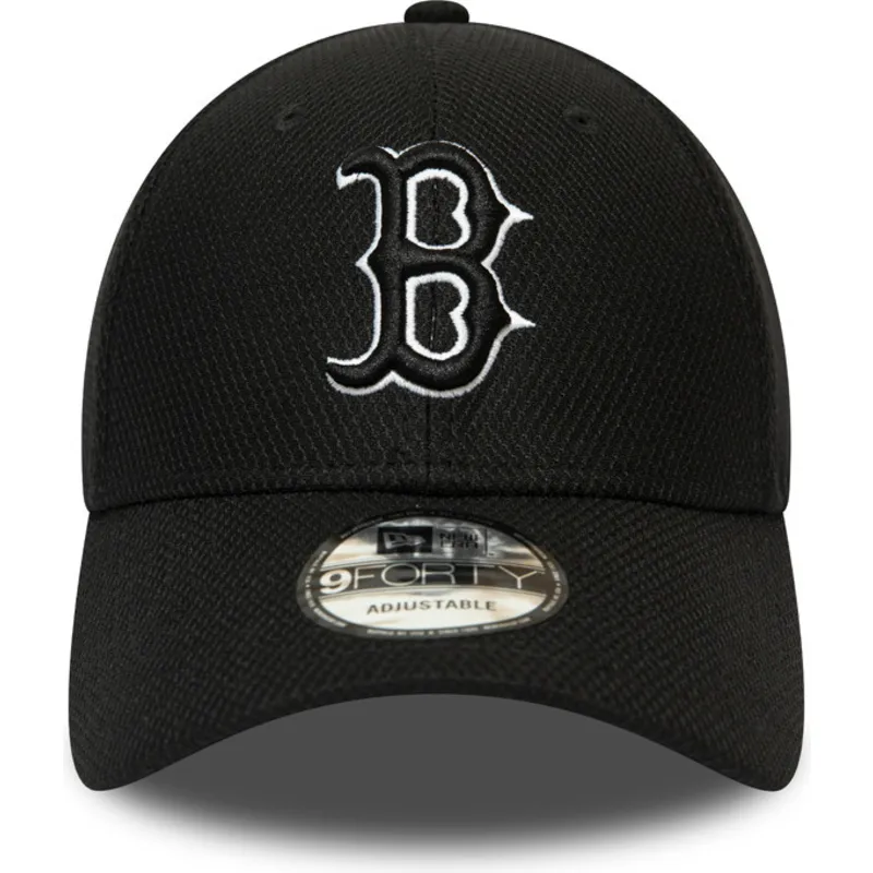 kepsar-curva-svart-justerbart-band-9forty-diamond-era-essential-fran-boston-red-sox-mlb-av-new-era