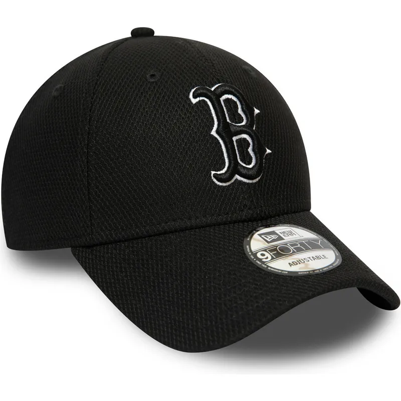 kepsar-curva-svart-justerbart-band-9forty-diamond-era-essential-fran-boston-red-sox-mlb-av-new-era