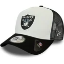 vit-och-svart-trucker-keps-team-colour-block-a-frame-fran-las-vegas-raiders-nfl-av-new-era